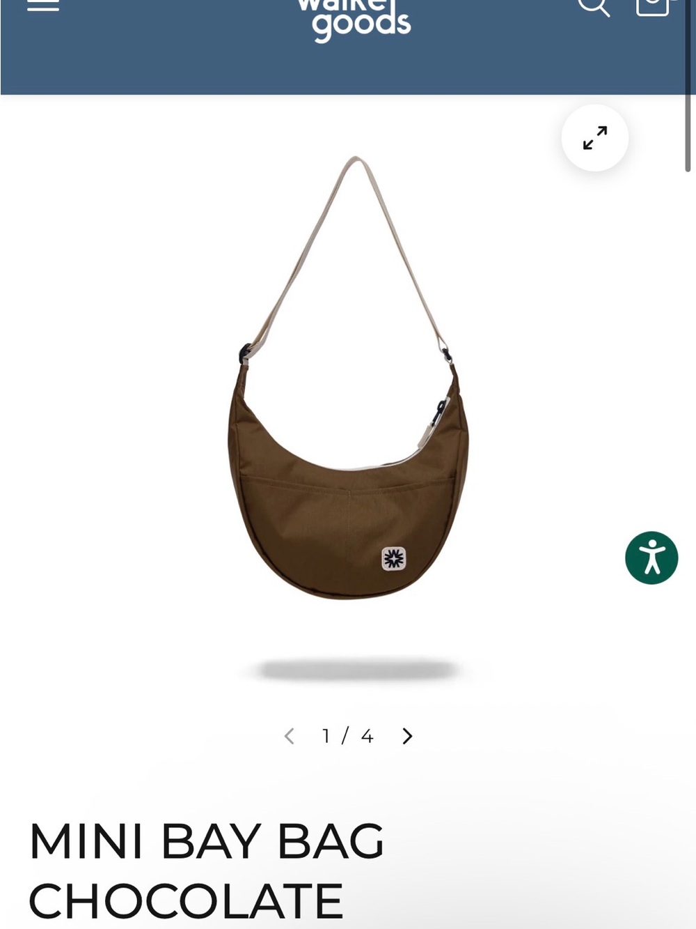 Mini Bay Bag - Chocolate Brown